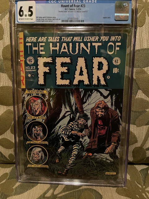 Haunt of Fear #23 1954 CGC 6.5 Graham Ingels Cover E.C. Comics DOUBLE COVER