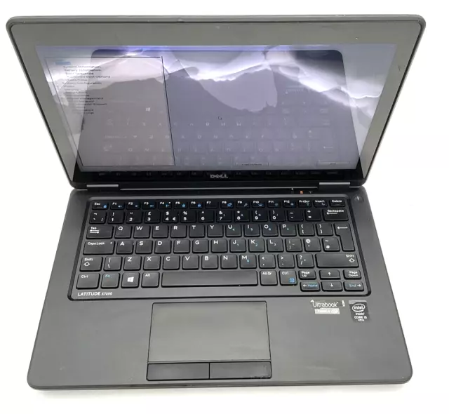 Dell Latitude E7250 Touch Screen Laptop 12.5" i5-5300U 5th Gen 8GB RAM 2.30 GHz