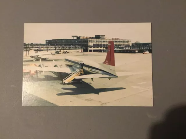 Douglas DC-6 at London Gatwick Airport- Airport Postcard