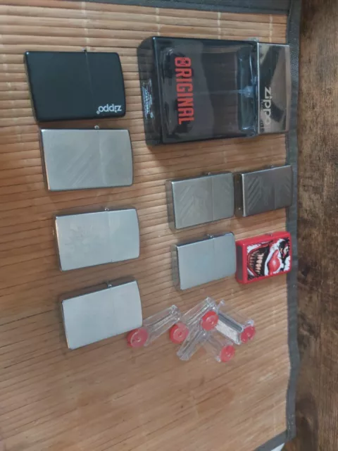 Zippo Konvolut 8 Stück Plus Extras