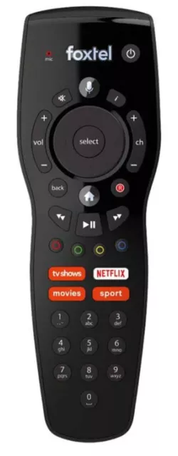 Brand New Genuine Foxtel IQ5 -IQ4 -IQ3 Voice Bluetooth Remote Control BOX FF