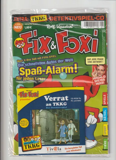 ✪ Fix & Foxi #01/2006 + TKKG CD Verrat an TKKG | TOP Z1 | COMIC | OVP | NEU