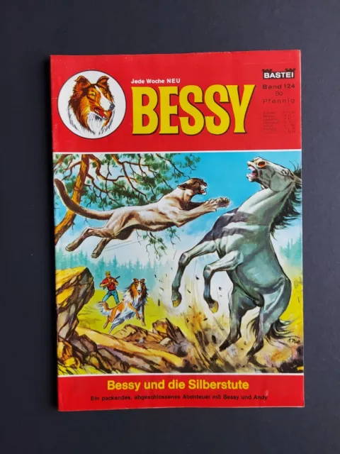 BASTEI COMICS / BESSY Nr. 124 / Top Zustand / Z1-2 (mit Porsche 907 Bericht)