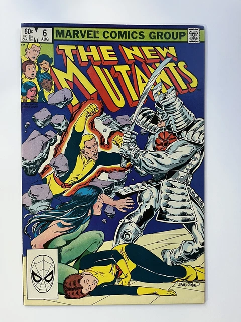 The New Mutants #6,  Vol. 1 (1983-1991) Marvel Comics Comic Book X-men