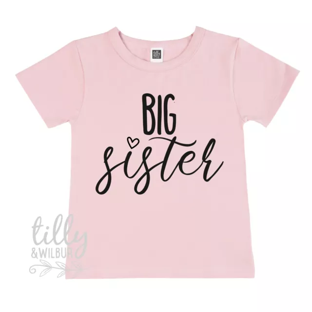 Big Sister T-Shirt, Pregnancy Announcement T-shirt, Promoted To Big Sister,