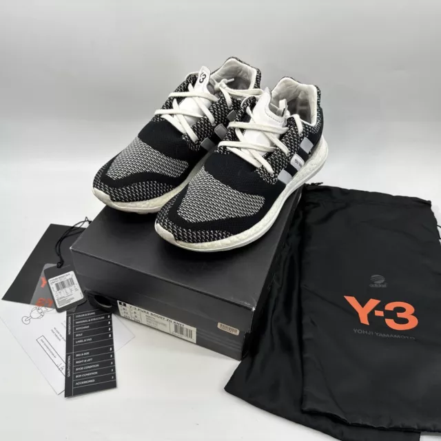 SIZE 10 adidas Y 3 PureBoost ZG Primeknit Core Black 2016