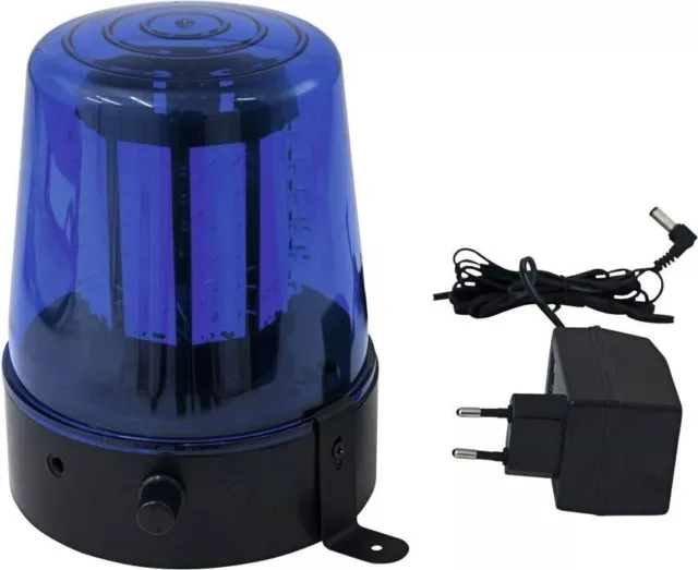 EUROLITE LED Polizeilicht 108 LEDs blau Classic