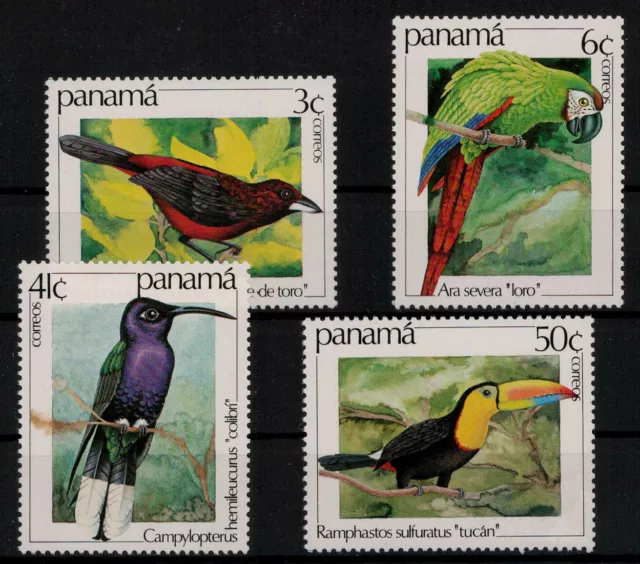 Panama; Vögel 1981 kpl. **  (13,-)