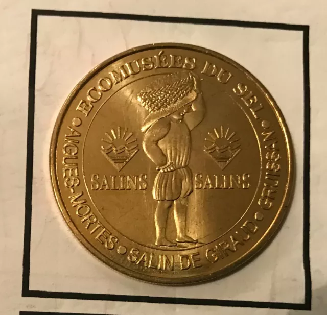 Monnaie De Paris Medaille Jeton Touristique Evm Mdp Ecomusee Du Sel Salin  2008