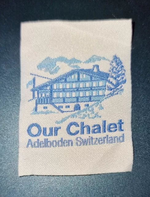 GUIDE/GIRLGUIDING/WAGGGS OUR CHALET Centre Switerland badge / patch ...