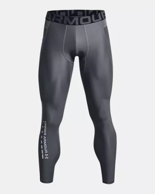 UNDER ARMOUR MEN'S HEATGEAR VENT BASELAYER LEGGINGS BLUE/BLACK #1370663-NWT