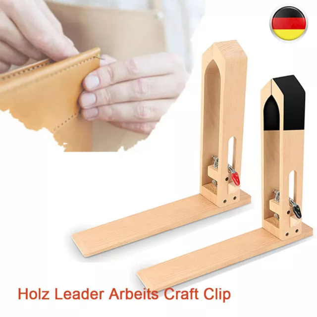 Leder Nähen Werkzeug Halteclip , Nähkloben , Nähpferd Holz , DIY