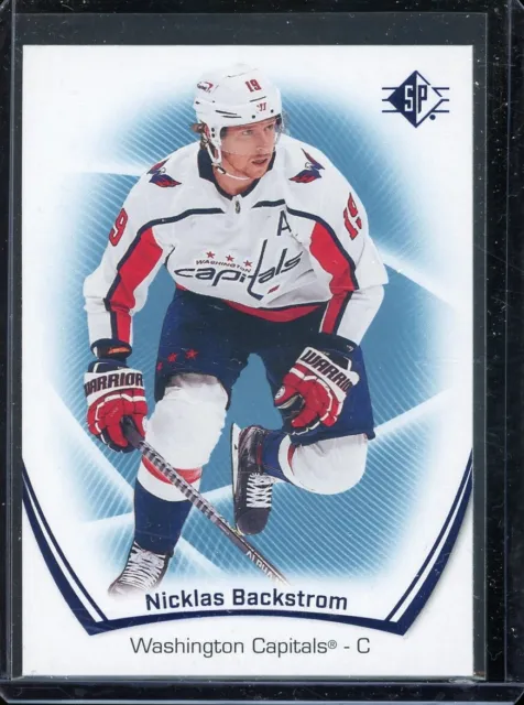 2021/22 Upper Deck Hockey SP Blue Nicklas Backstrom #80