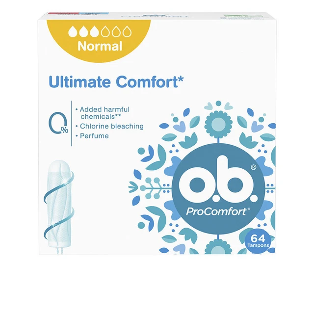 Higiene O.b. unisex O.B. PROCOMFORT NORMAL tampón 64 u