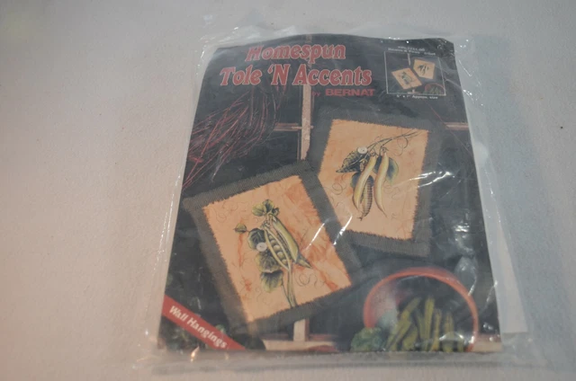 Juego de 2 frijoles y guisantes Homespun Tole 'N Accents de Bernat #95-1711-00