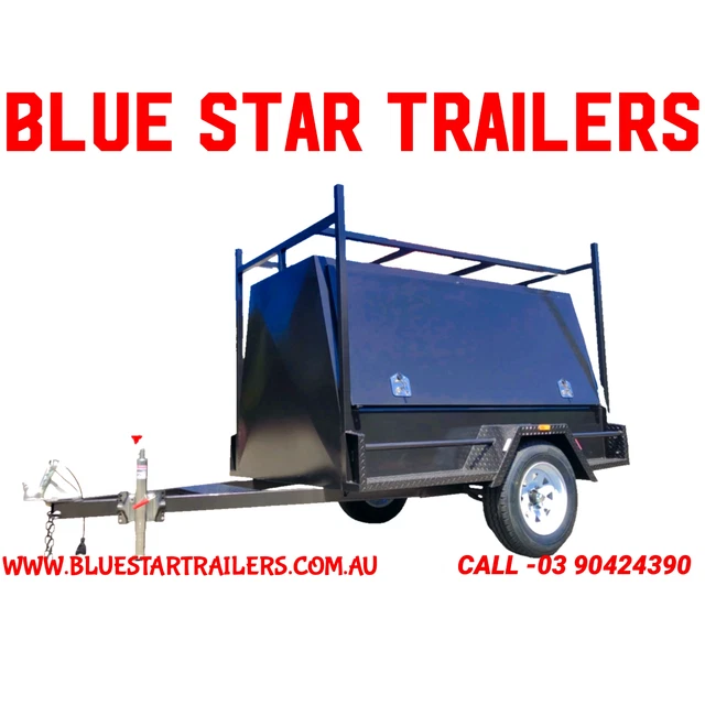 7x4 SINGLE AXLE TRADESMAN TOP TRAILER