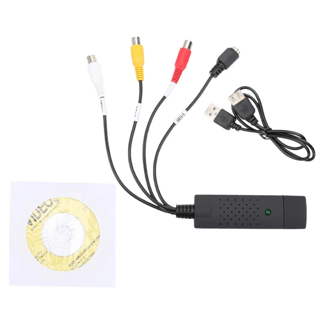 Scheda di Acquisizione Video, Trasferimento Grabber USB 2.0 Portatile, Composito, S-Video Scheda di Acquisizione Video, Trasferimento Grabber USB 2.0 Portatile, Composito, S-Video