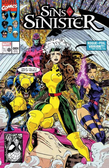 SINS OF SINISTER #1 (KAARE ANDREWS EXCLUSIVE 90s HOMAGE VARIANT)(2023) ~ Marvel