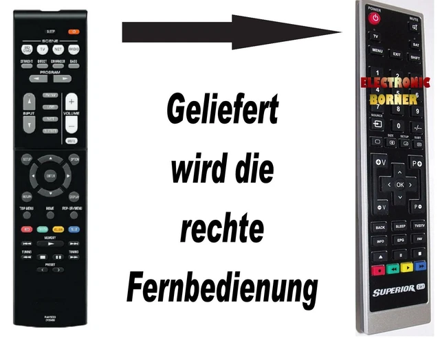 Telecomando Di Ricambio RAV534 ZP45780 Per Yamaha HTR E RX-V Serie (HTR-4069, RX-V481, Ecc.)