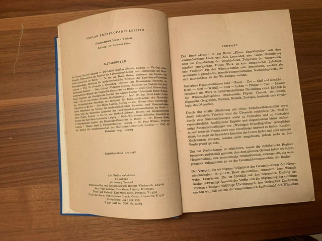 DDR KLEINE ENZYKLOPÄDIE Natur/Technik VEB Verlag Enzyklopädie Leipzig