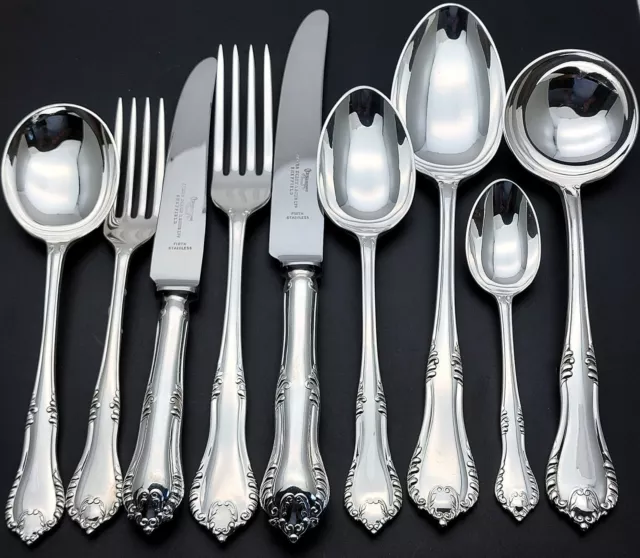 Superb Canteen Silver Plated Cutlery - 8 settings 65 pieces - Dixon - Vintage 2