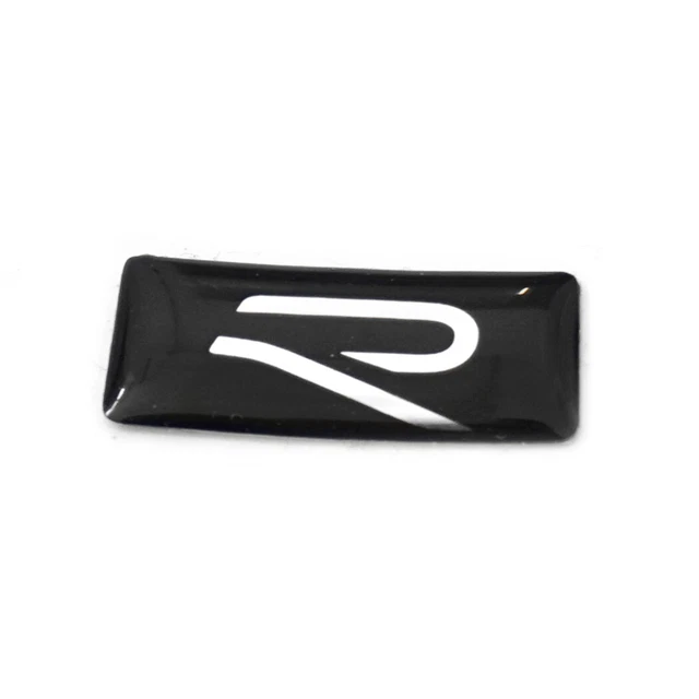 ORIGINAL VW EMBLÈME R logo sticker tuning plaque décor design noir ...