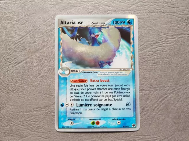 Carte Pokémon Bloc EX - Iles des Dragons 90/101  Altaria EX 100PV - HOLO RARE FR