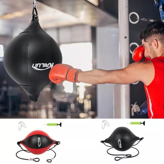 Upgraded Speed Ball Boxing PU MMA Muay Thai Training Punching Bag Swivel