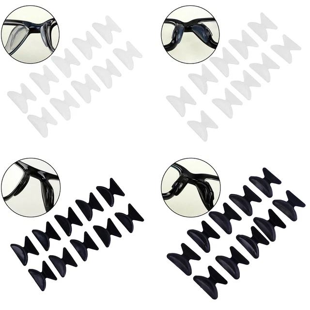 5 pares de gafas gafas de sol gafas antideslizantes silicona pegamento en la nariz