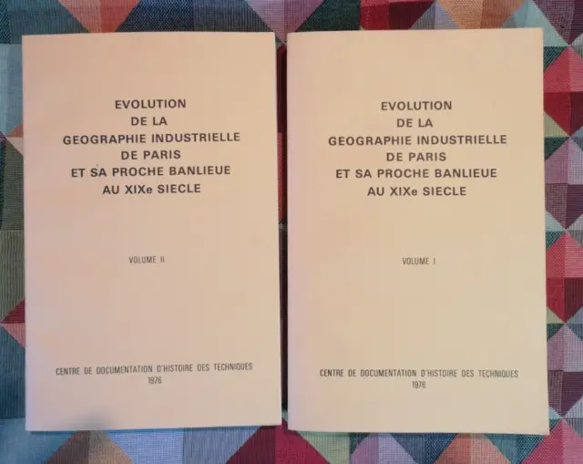 Evolution de la géographie industrielle de Paris et sa proche banlieue au XIXe s