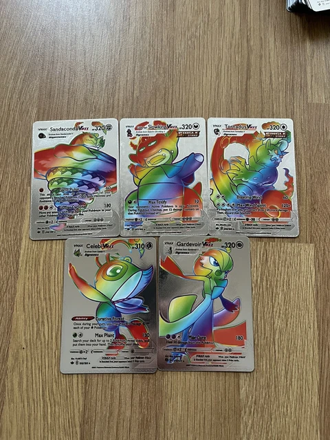 Pokémonkarte 5x silber glänzend Holo Bundle Inc. Celebi Gardevoir Tornadus langsam