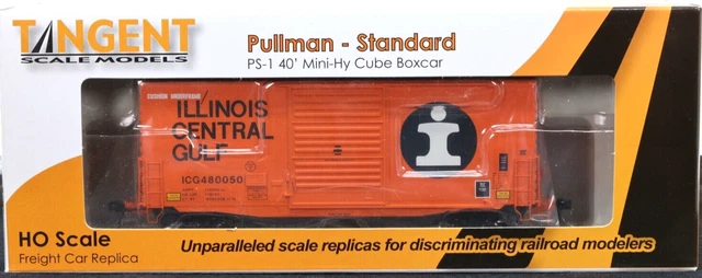 Tangent 18022-01 Icg Illinois Central Gulf 40' Ps-1 Mini Hy-Cube #480050