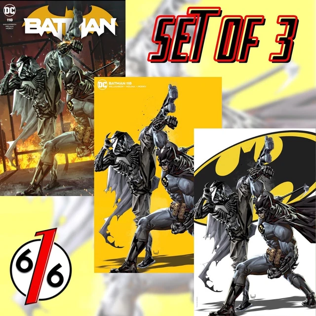 🚨🦇 BATMAN #118 KAEL NGU Variant Set Trade Dress Minimal & Virgin ABYSS 1st App