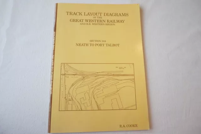 Track Layout Diagrams Railway Book Cooke GWR WR Section 50A Neath Port Talbot