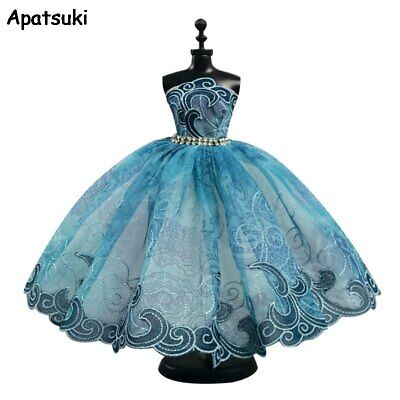 Blue Wave Ballet Dress For 11.5" Doll Clothes Outfits 1/6 Doll Accessories Toy