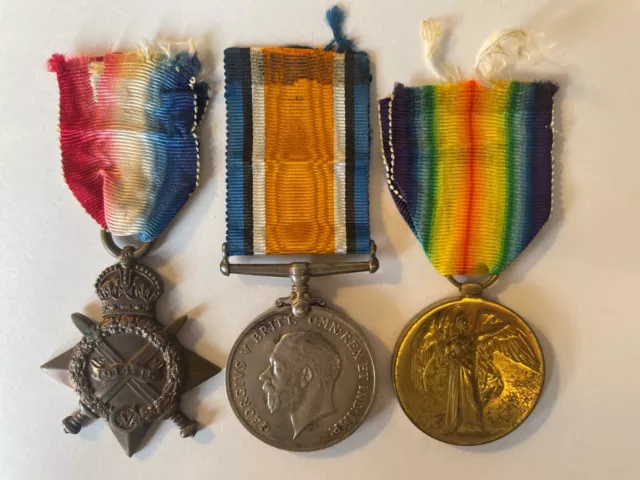 WW1 1914-15 Star Trio Y&L.R Casualty Medals Group SWIFT Served under Alias HAIGH