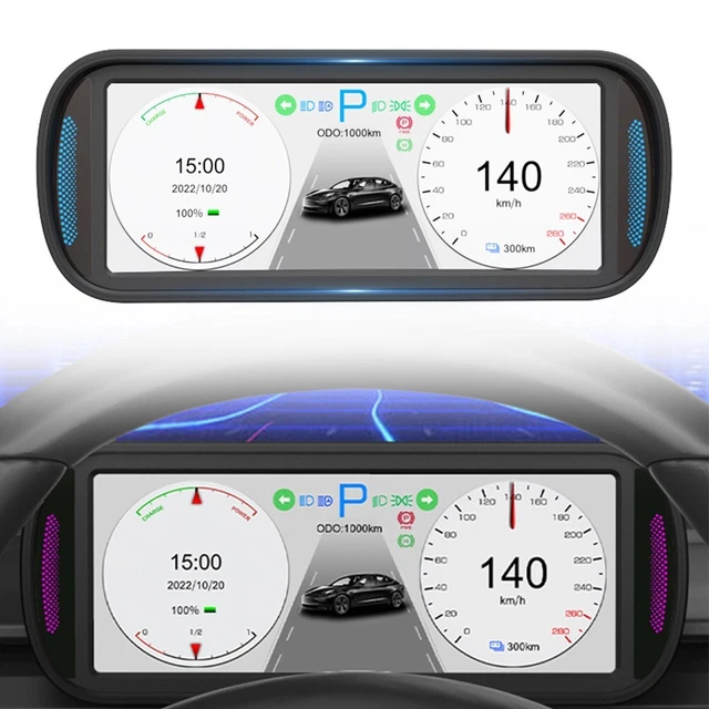 Parti display LCD schermo multimediale 179° angolo di visione 6,8 pollici raccordi auto