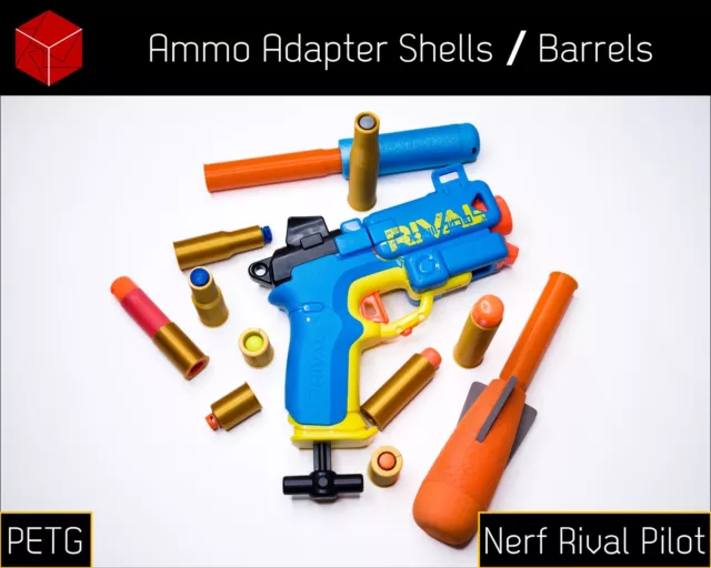 Ammo Adapter Shells (PETG) for Nerf Rival Pilot