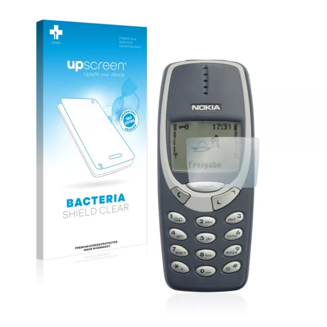 upscreen Pellicola Protettiva Antibatterica per Nokia 3310 2011 Proteggi Schermo