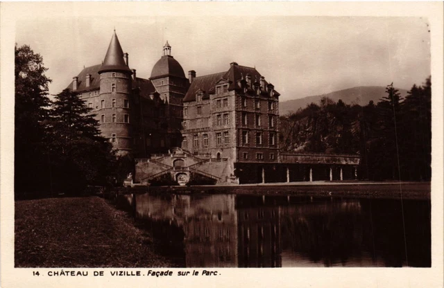 CPA AK Chateau de VIZILLE Facade sur le Parc (652261)