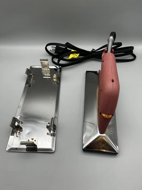 Hierro antiadherente para alfombra de hierro de costura de bajo perfil Chicago 800W diseño antiadherente teflón