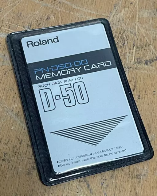 Roland Speicherkarte PN-D50-00 Werk Patch Daten Rom für D50 Memory Card