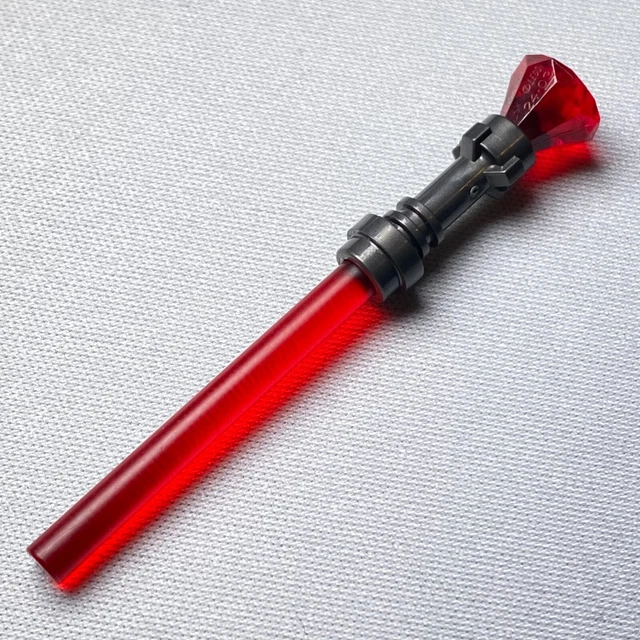 Genuine Lego Magic Staff Magic Weapon Wizard Staff - MAGIC - Trans RED STAFF.