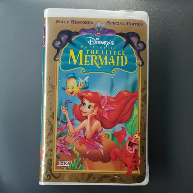 DISNEYS MASTERPIECE THE Little Mermaid (VHS) fully restored Special ...