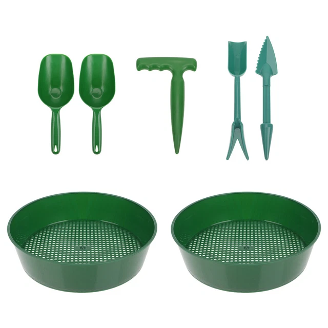 1 Set Feine Garten Boden Bildschirm Stein Sifter