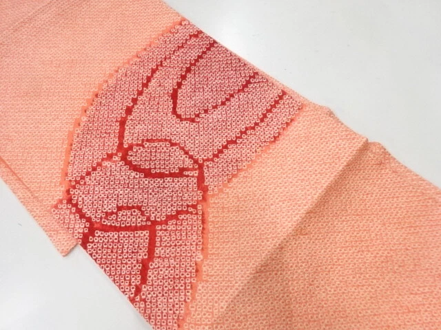 6157114: Japanese Kimono / Vintage Nagoya Obi / All Shibori / Abstract Pattern