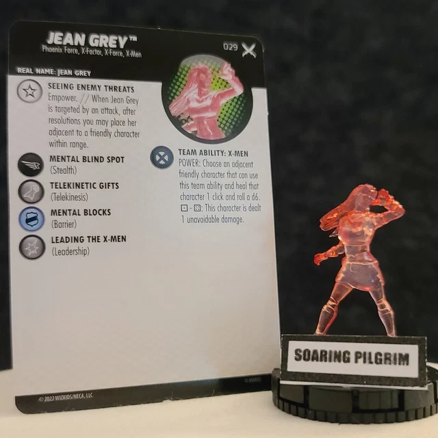 JEAN GREY  - 029 UNCOMMON - X of Swords Marvel Heroclix #29