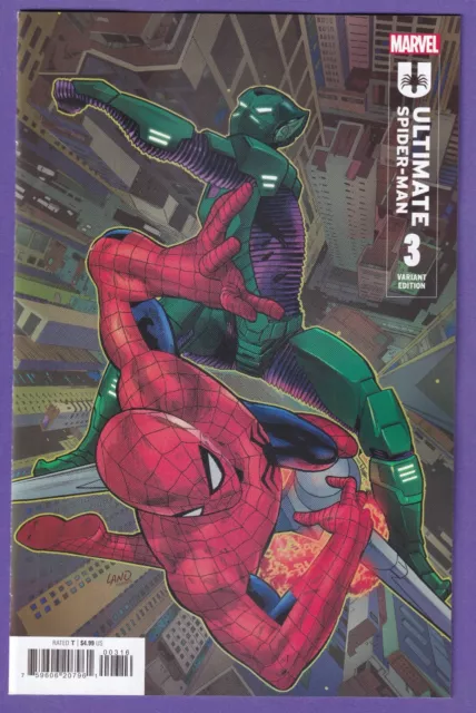 Ultimate Spider-Man #3 1:25 Land Variant Actual Scans!