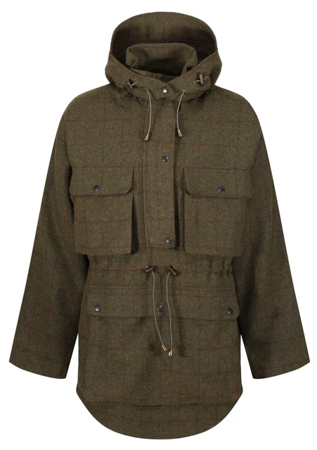 Giacca Impermeabile Tweed Scozzese Per Caccia E Tiro – Riverside Outdoor Modello Smock