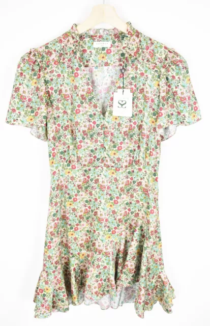 Sandro Per The Future Fee Abito Donna (Eu) 38 Manica Corta Stampa Floreale Mini